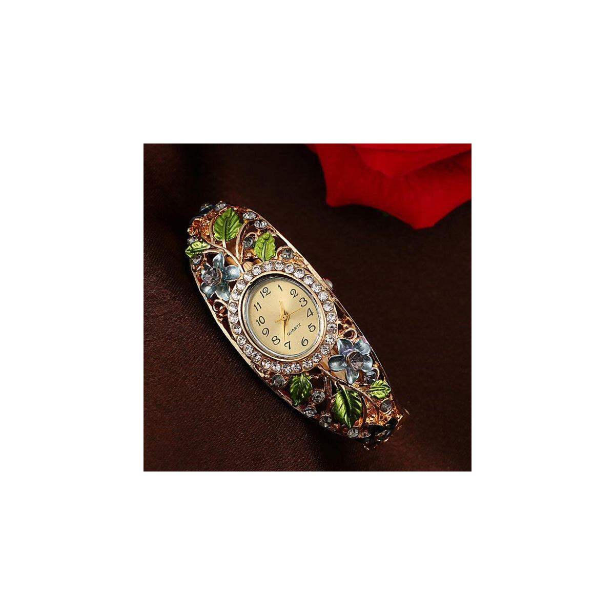 Crystal Flower Bangle Bracelet Promo Code - RebateKey