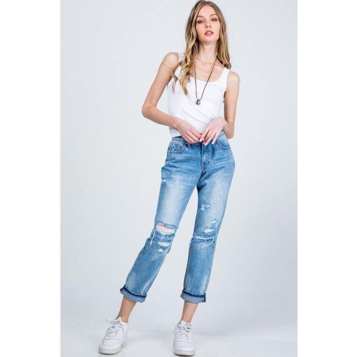 Mid Rise Relaxed Skinny Deal - RebateKey