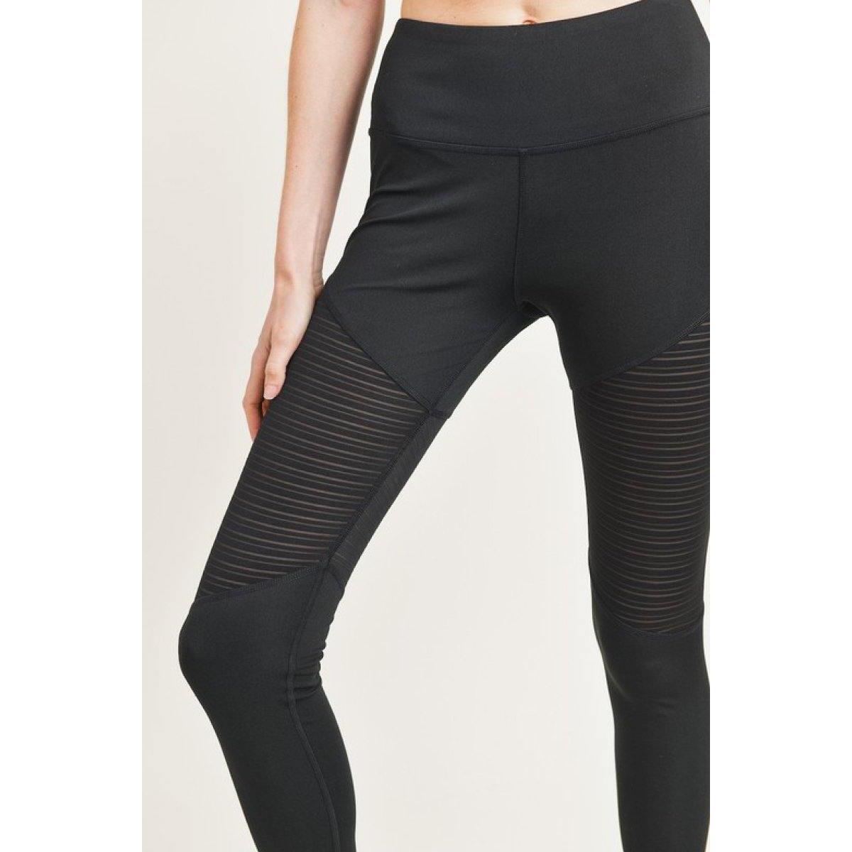 Stripe Mesh Cropped Yoga 1 Deal - RebateKey