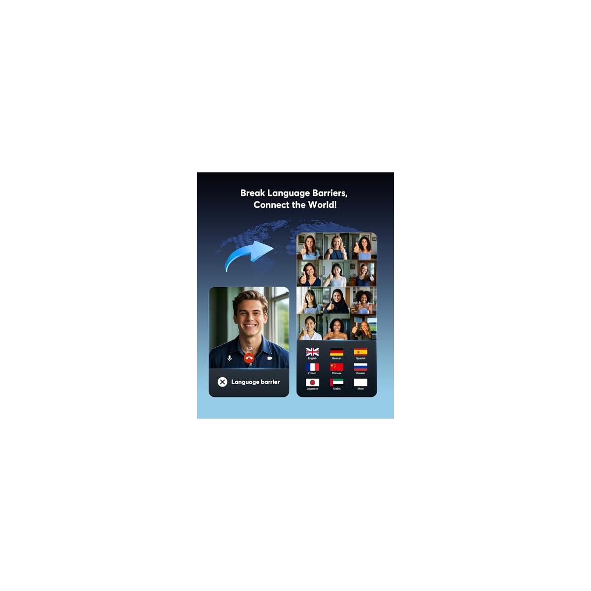 144 Languages 60h Playtime Translator Ear Buds Deal - RebateKey