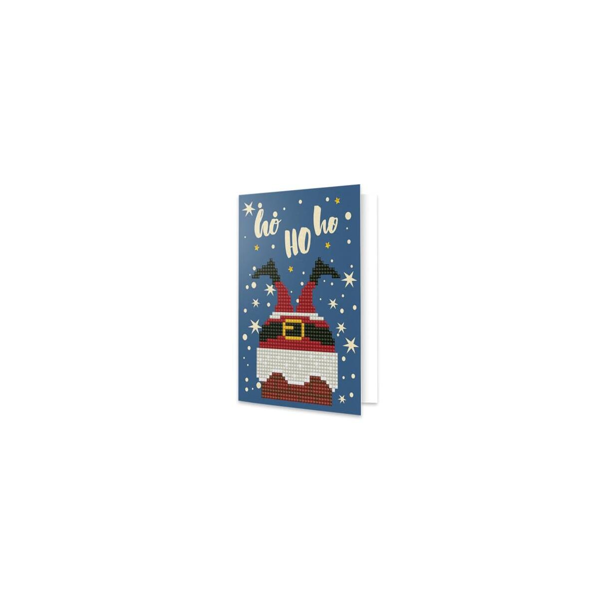 DIAMOND DOTZ Ho Ho Ho Card Diamond Painting Kits for Adults - Diamond Art Kits a Relaxing Creative Craft Kit with Dotz Gems