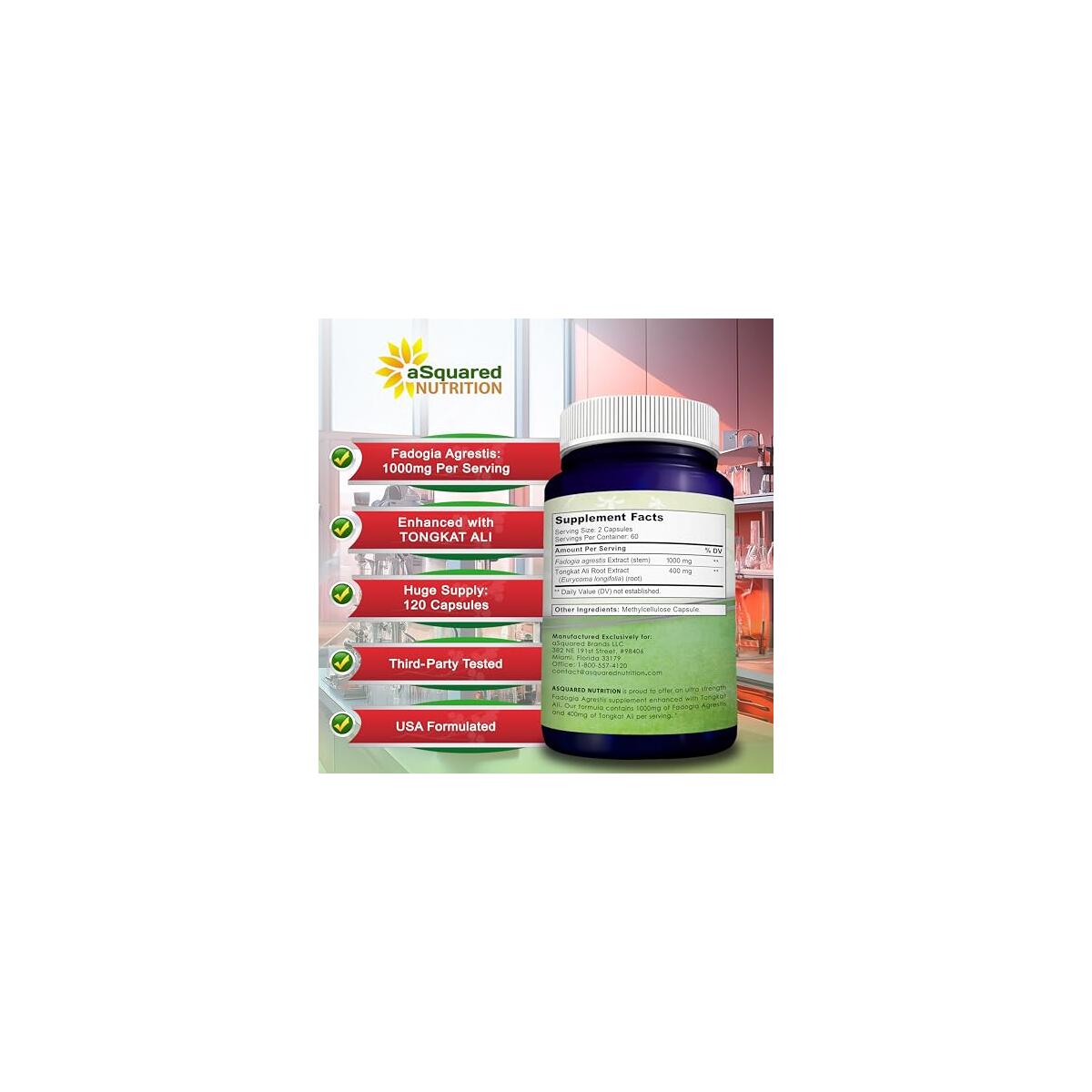 Asquared Nutrition Fadogia Agrestis Promo Code - RebateKey