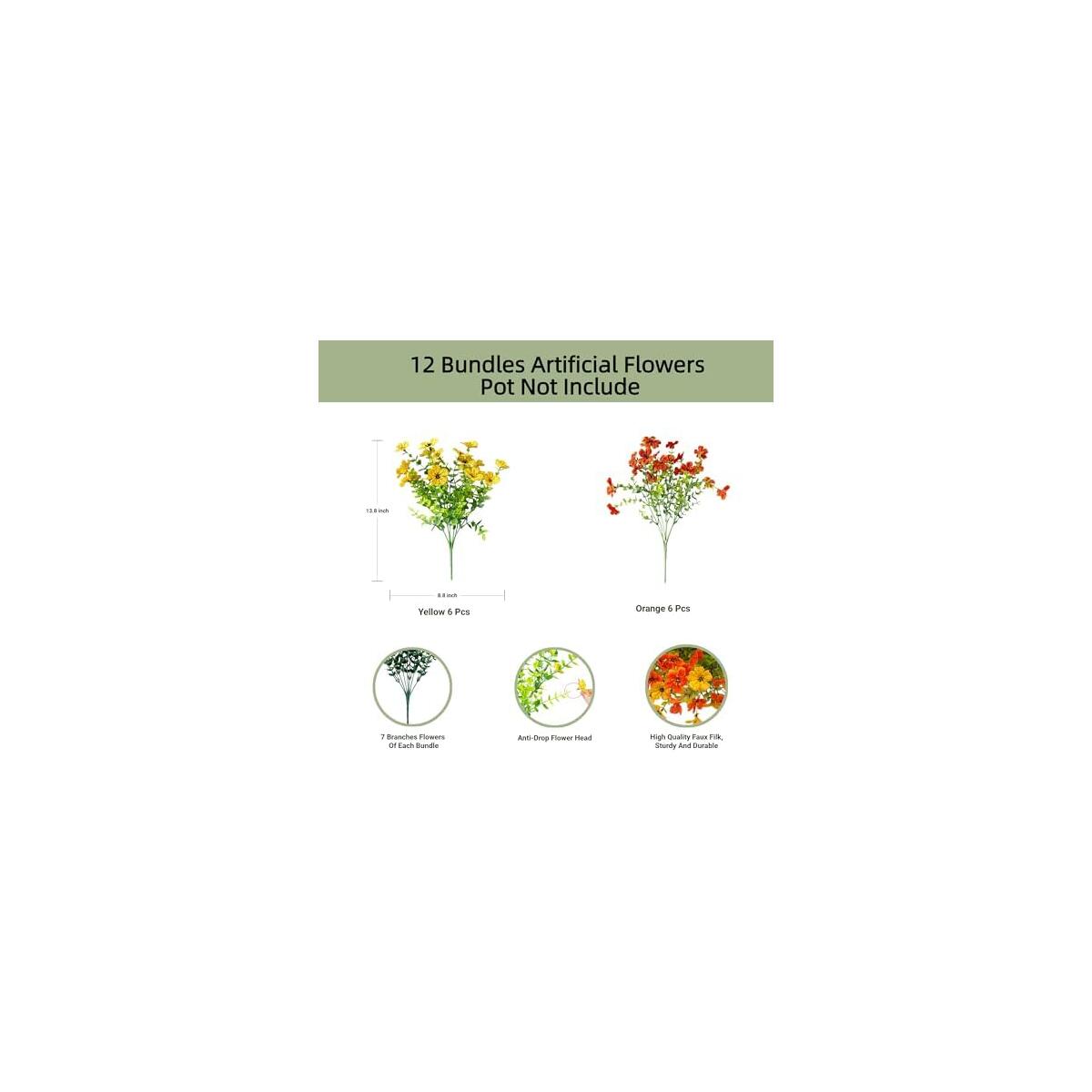 Artificial Flowers For Outdoors 3 Deals - RebateKey
