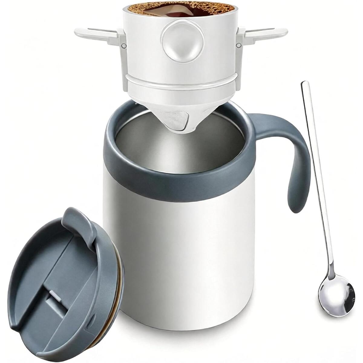 Stainless Steel Pour over Coffee Maker with Insulated Mug