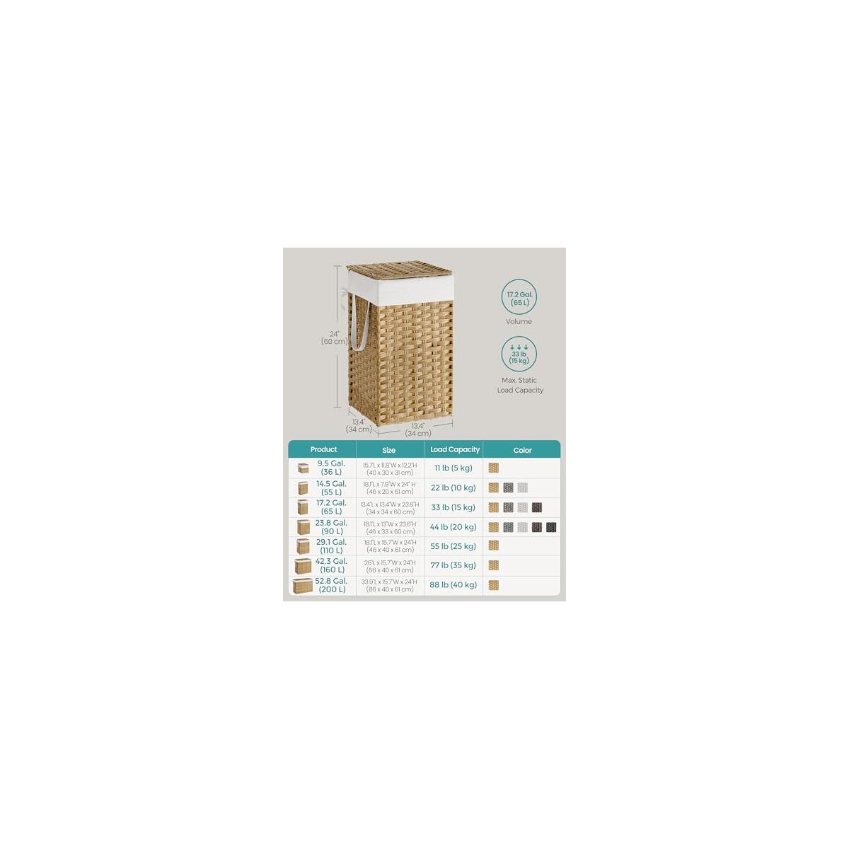 Songmics Laundry Hamper Deal - RebateKey