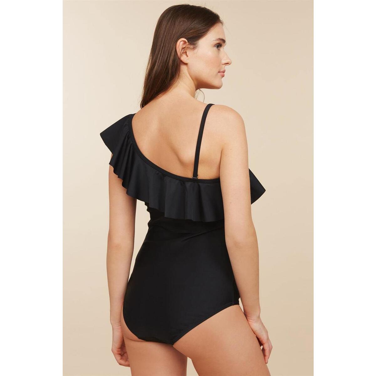 Ruffle Front One Shoulder Deal - RebateKey