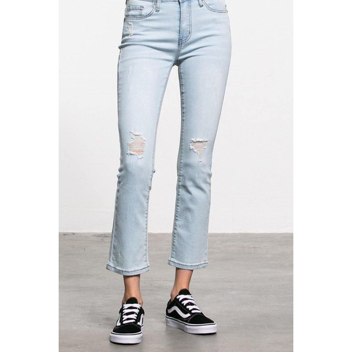 Distressed Flare High Rise Promo Codes - RebateKey