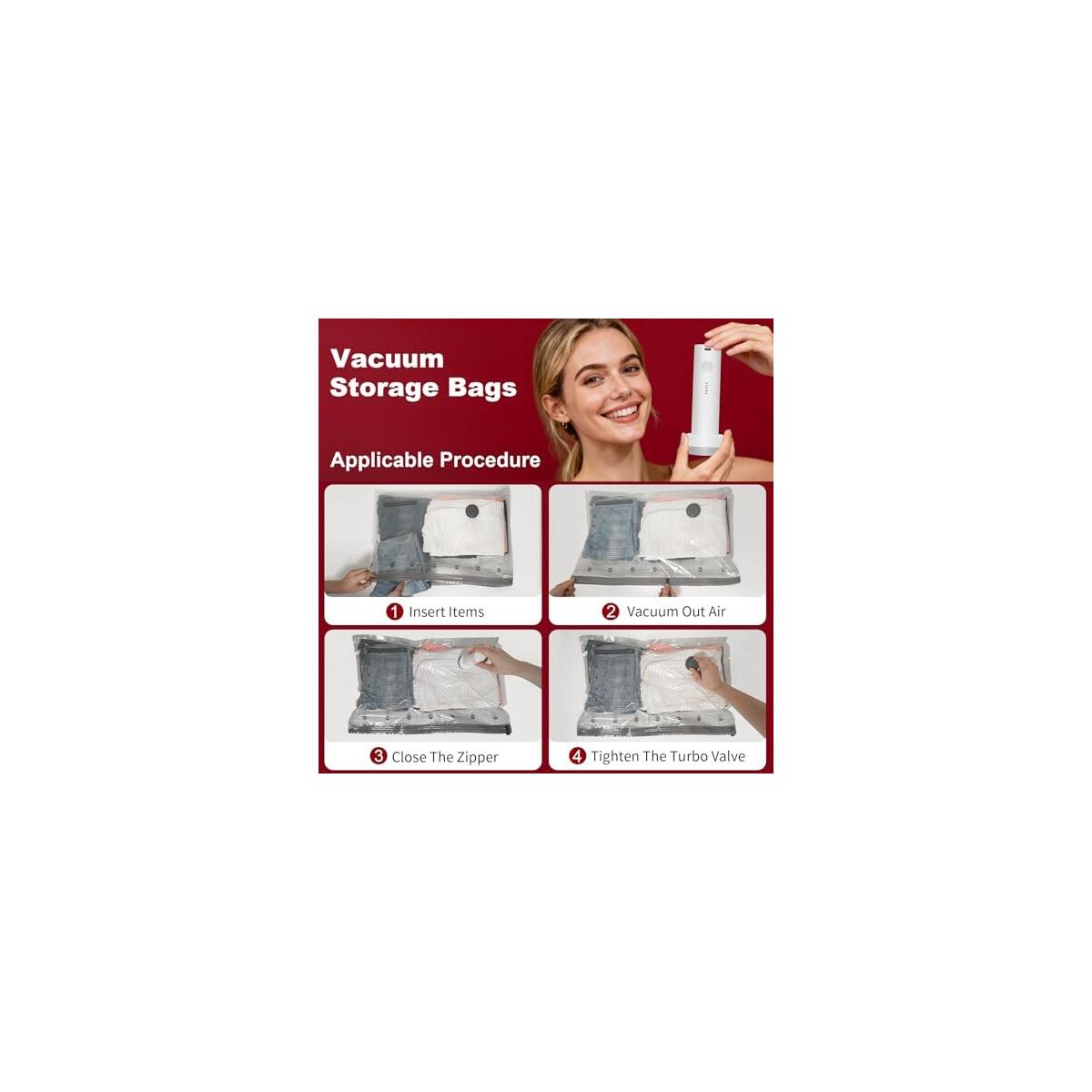 Vacuum Storage Bags With Portable Electric Pump Deals - RebateKey