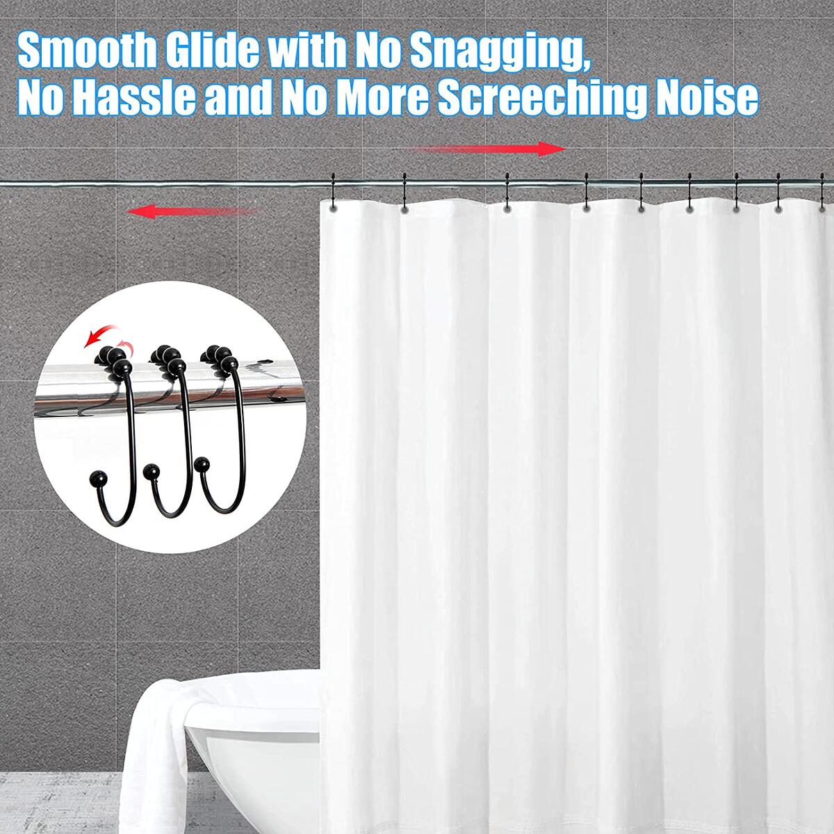 Shower Curtain Hooks Rings Deal - RebateKey