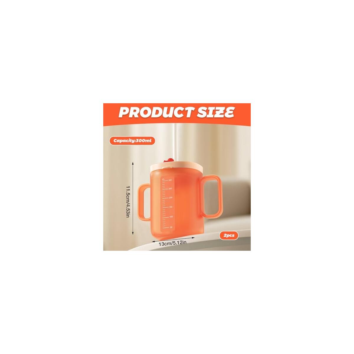 2 Pcs Elderly Spill Proof Cups Deals - RebateKey
