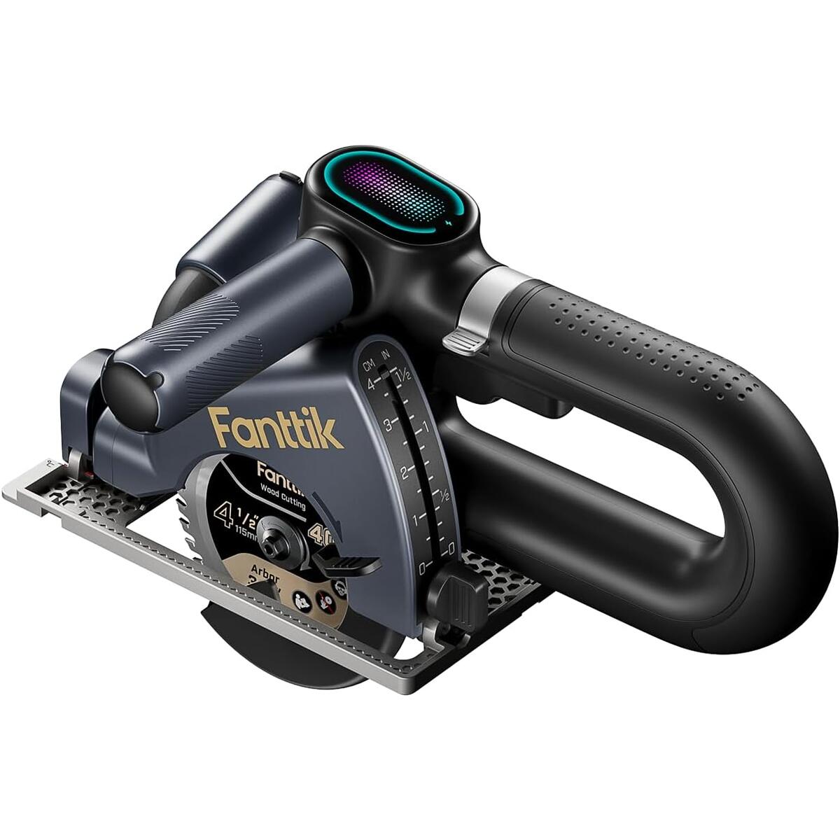 Fanttik O11 Apex 4-1/2 inch Mini Cordless Circular Saw, 4700RPM Brushless