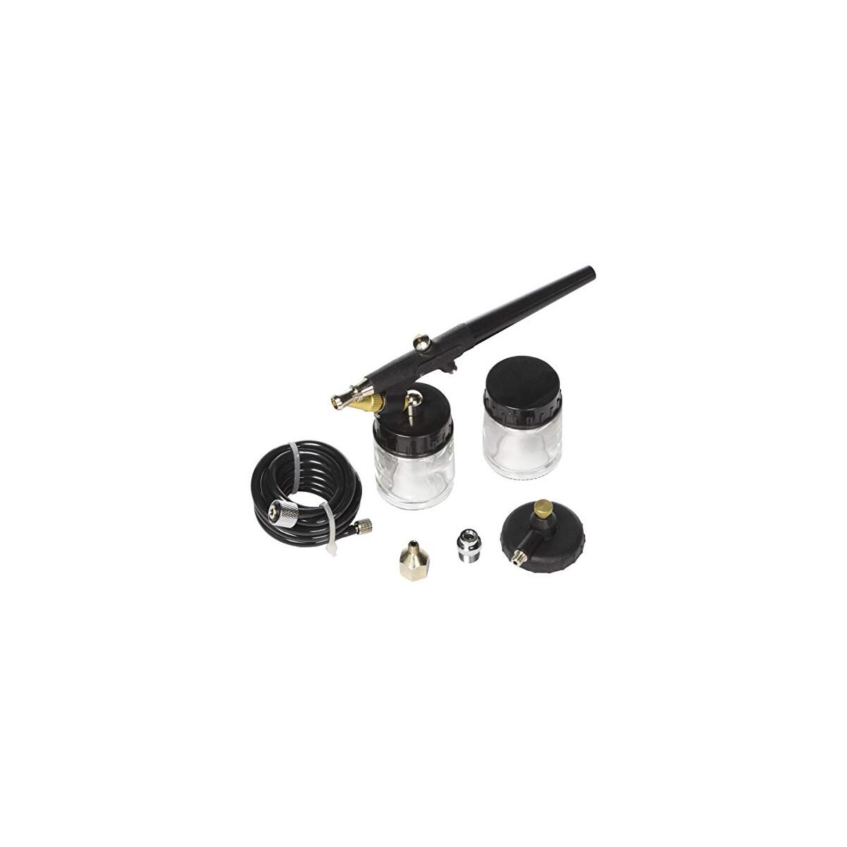 Single Action Airbrush Set w/1/8 Air Inlet & 2 Hoses