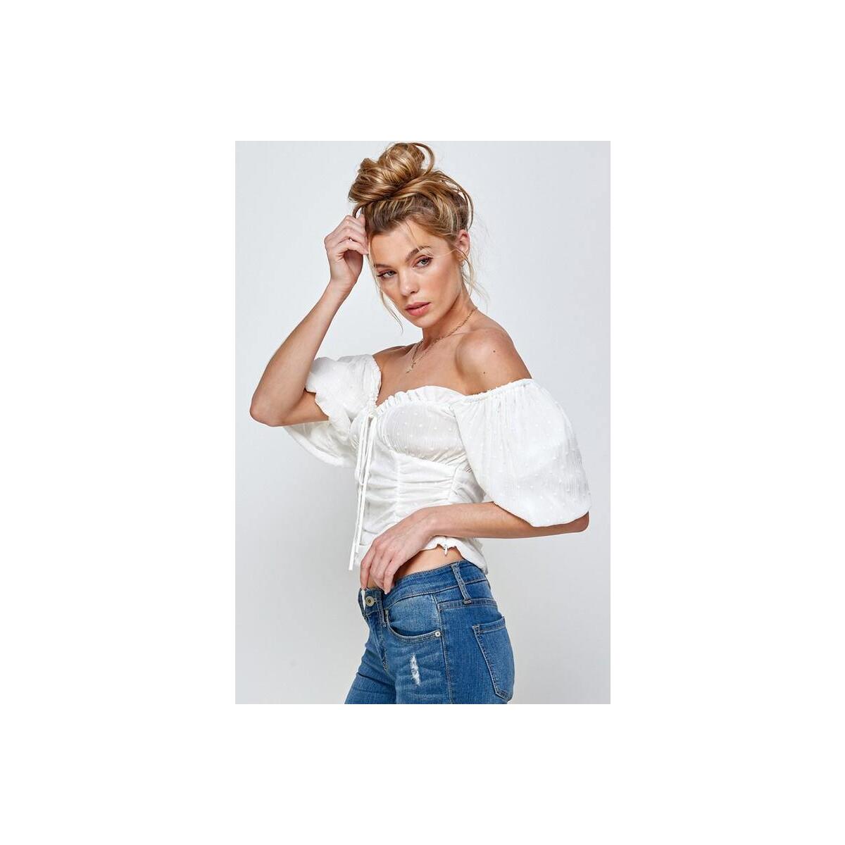 Swiss Dot Top With Deal - RebateKey