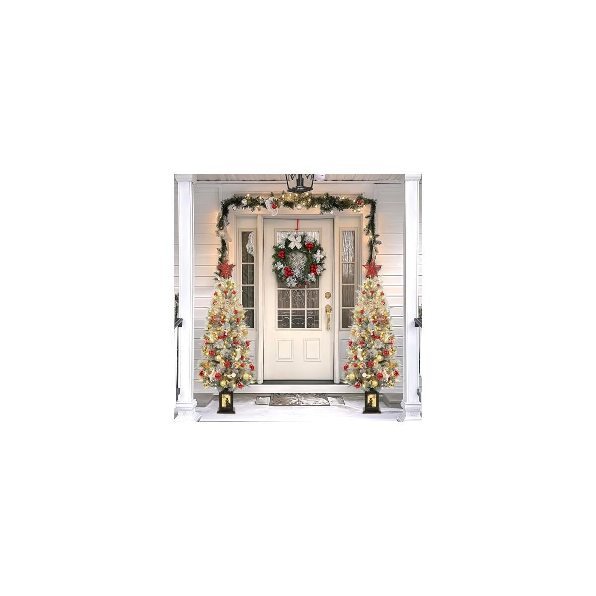 Garveehome Ft Pre Lit Flocked Deal - RebateKey