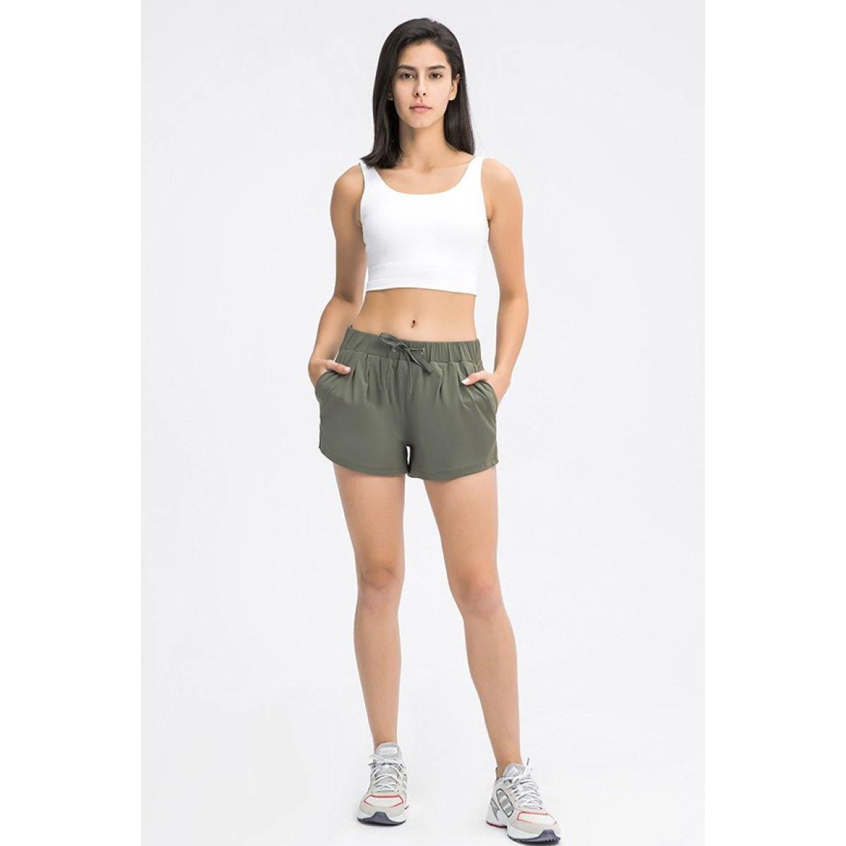 Banded Waist Active Shorts Deal - RebateKey
