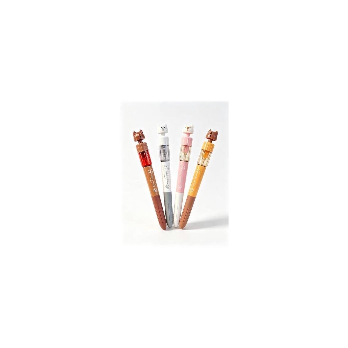 Cartoon Dog 2-in-1 Squirt Water Gun Gel Pen, 0.5mm Fine Tip