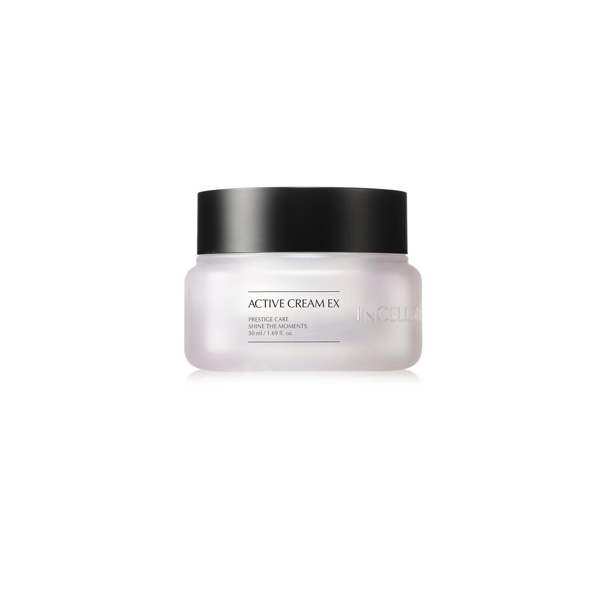 Incellderm Active Cream 50ml - Strengthen Skin Barrier, Plant Stem Cell, Intense Moisturizing, All Skin Types, K-Beauty, Made in Korea