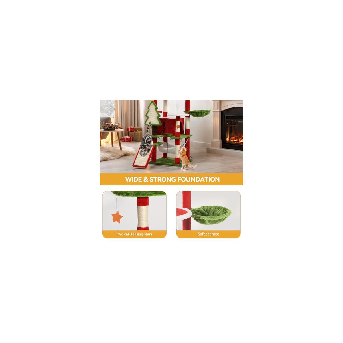 Yitahome Christmas Cat Tree Coupons - RebateKey