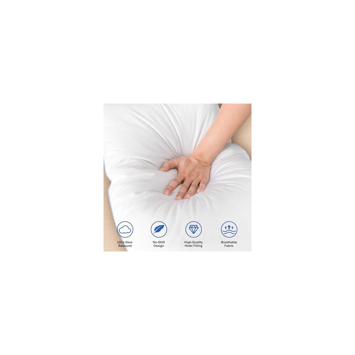 Feather Pillows Queen Size Pack Of 2 Deal - RebateKey