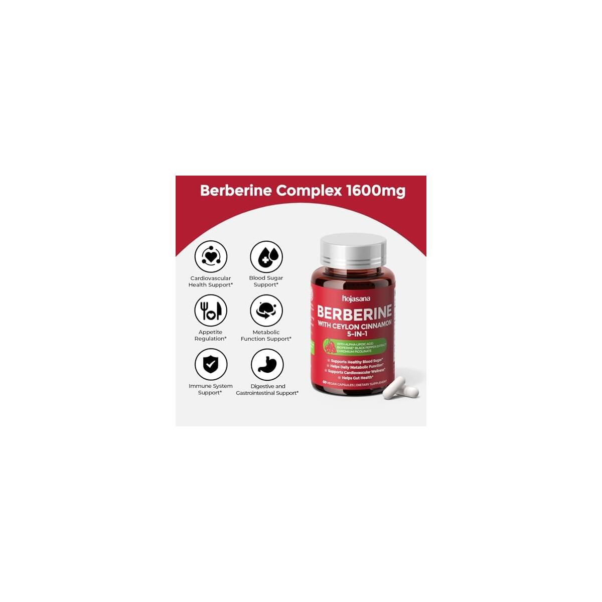 5 In 1 Berberine Complex 500mg With Ceylon Coupon - RebateKey