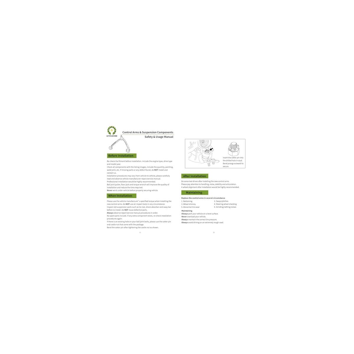 Autosaver Front Upper Control Coupon - RebateKey