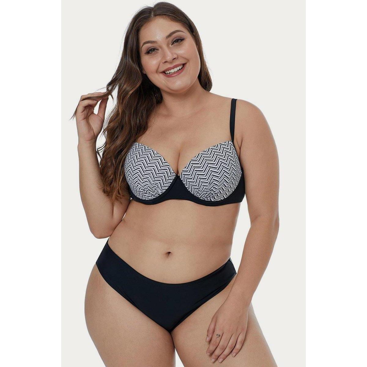 Waves Print Plus Size Deal - RebateKey