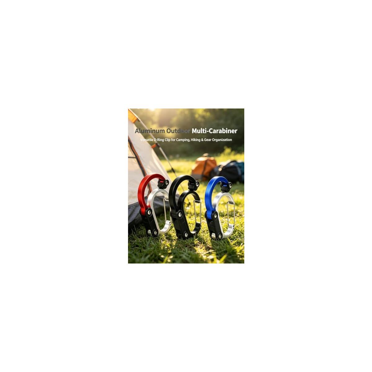 Pack Rotatable D Shape Carabiner Coupon - RebateKey