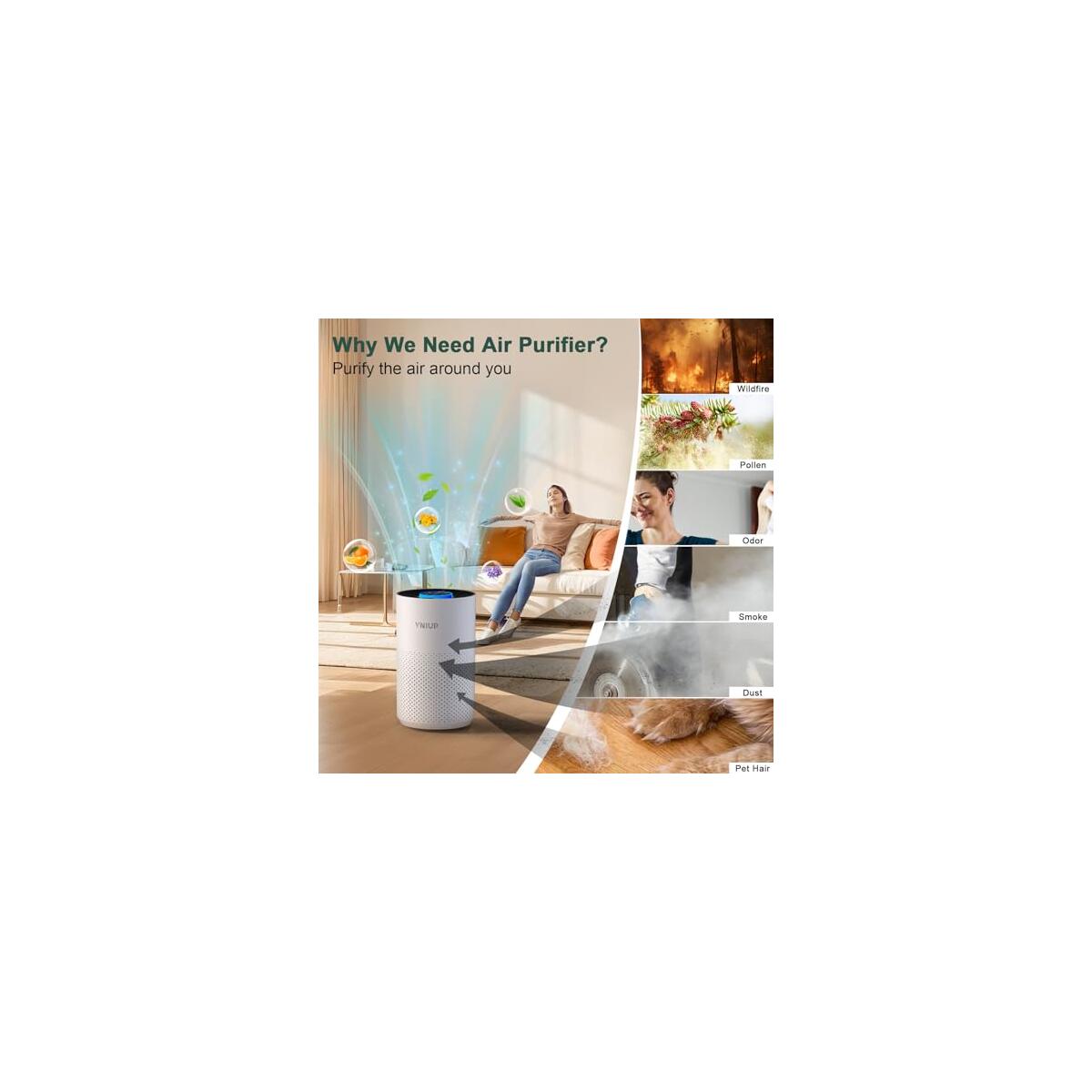 Air Purifiers For Bedroom Home Coupon - RebateKey