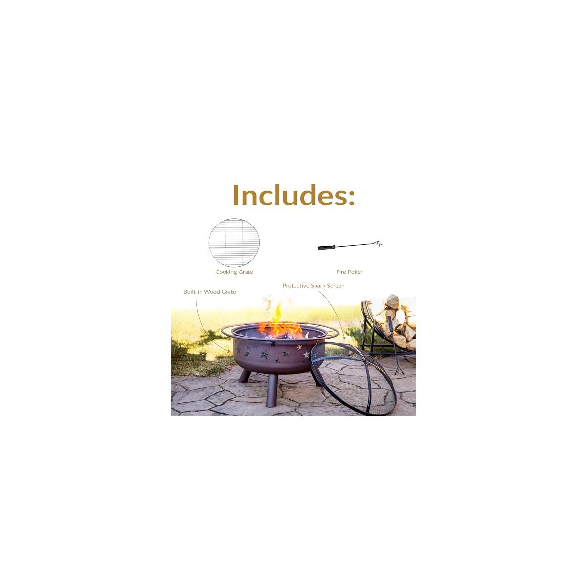Sunnydaze Cosmic Inch Patio Deals - RebateKey