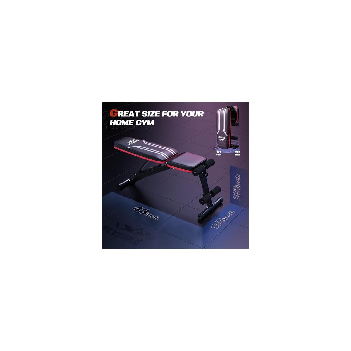 Flybird Foldable Weight Bench Coupons - RebateKey
