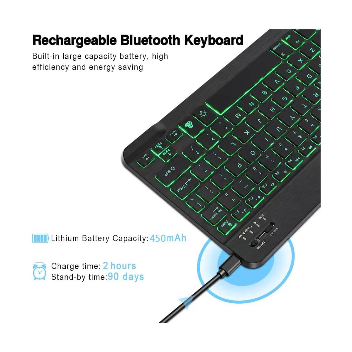 Slim Backlit Bluetooth Keyboard Promo Codes - RebateKey
