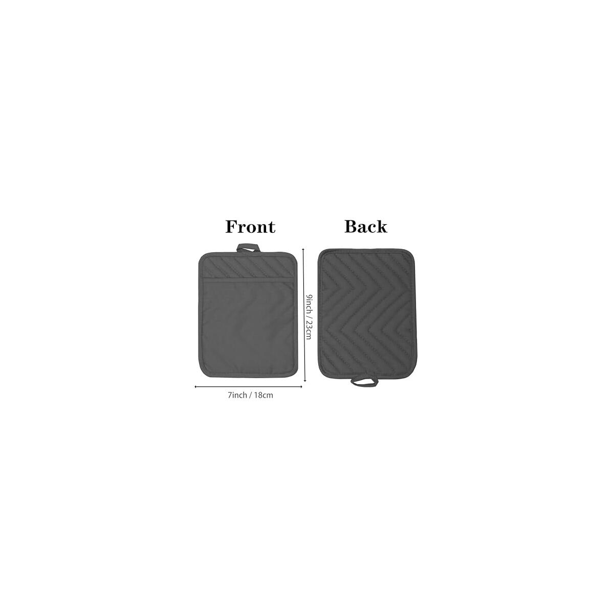 Oven Pot Holder With Pocket Cotton Heat Resistant 1 Coupon - RebateKey