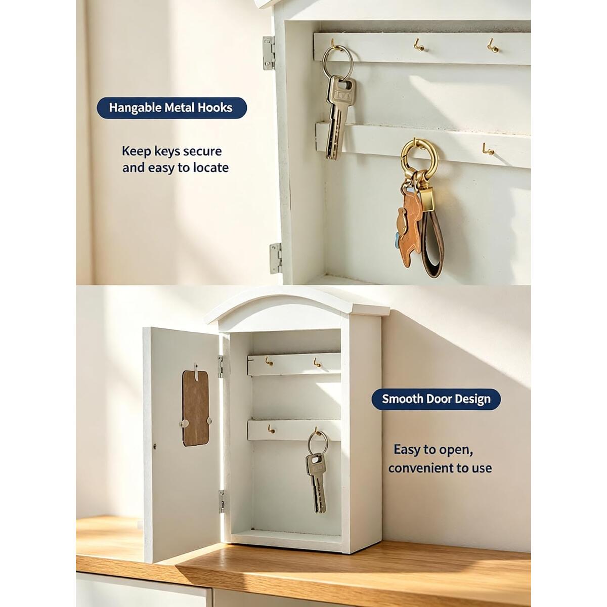 Wooden House Shaped Wall Mounted Key Coupon - RebateKey