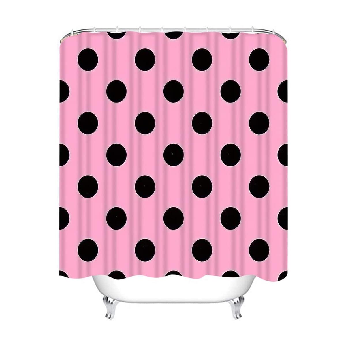 Pink Black Shower Curtain Coupon - RebateKey