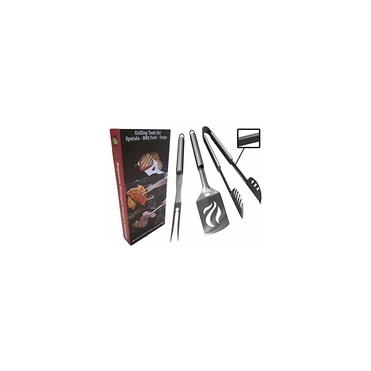 Bbq Grilling Tools Set Heavy Duty 20 Thicker Stainless Steel Professional1 Coupon - RebateKey