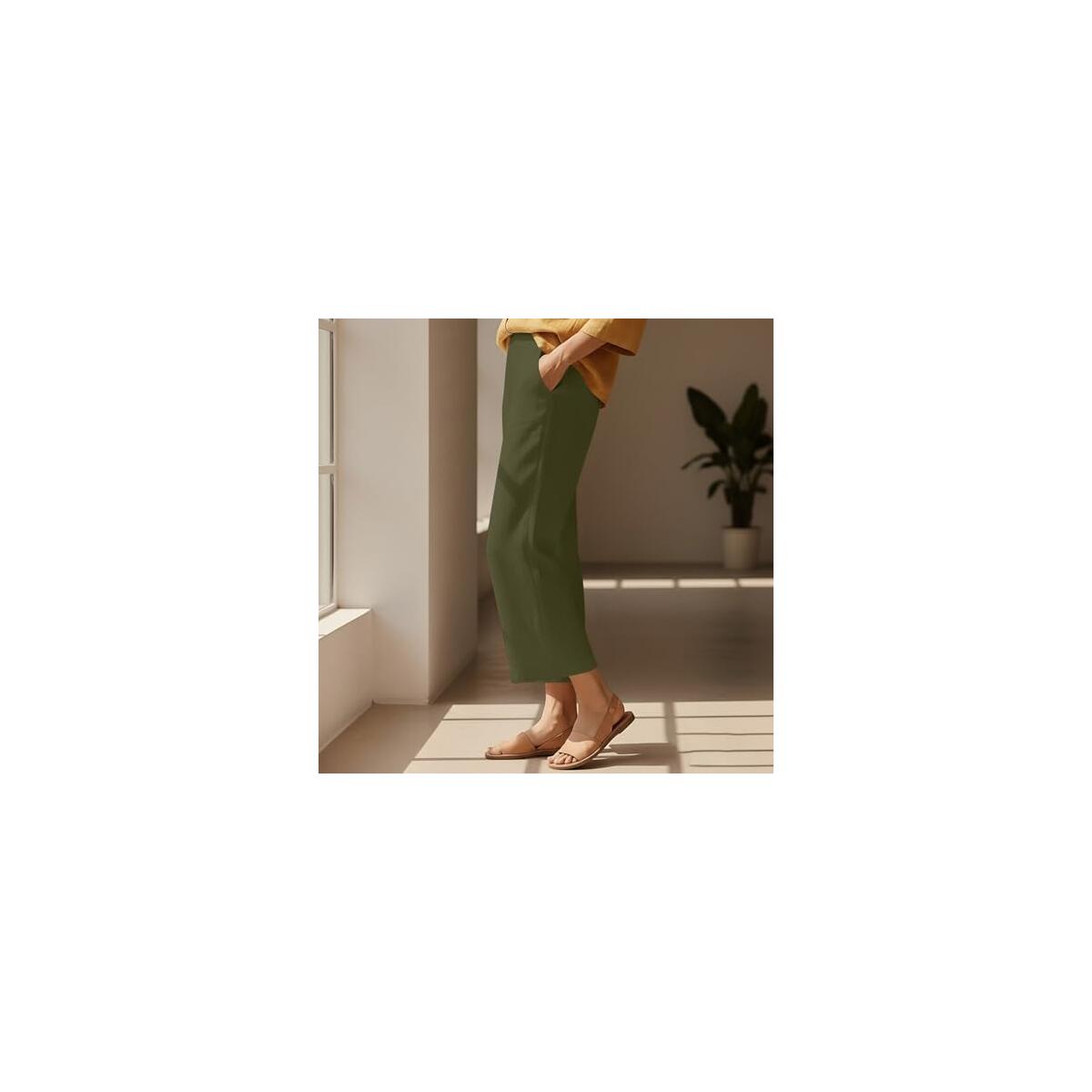 Linen Capri Pants 1 Deals - RebateKey