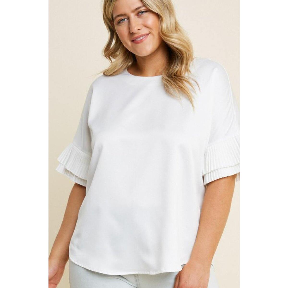 Pleated Tier Sleeve Top Promo Codes - RebateKey