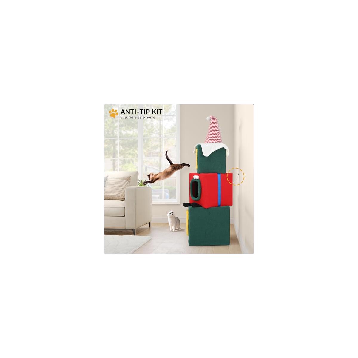 Yitahome Christmas Themed Cat Tower Deal - RebateKey