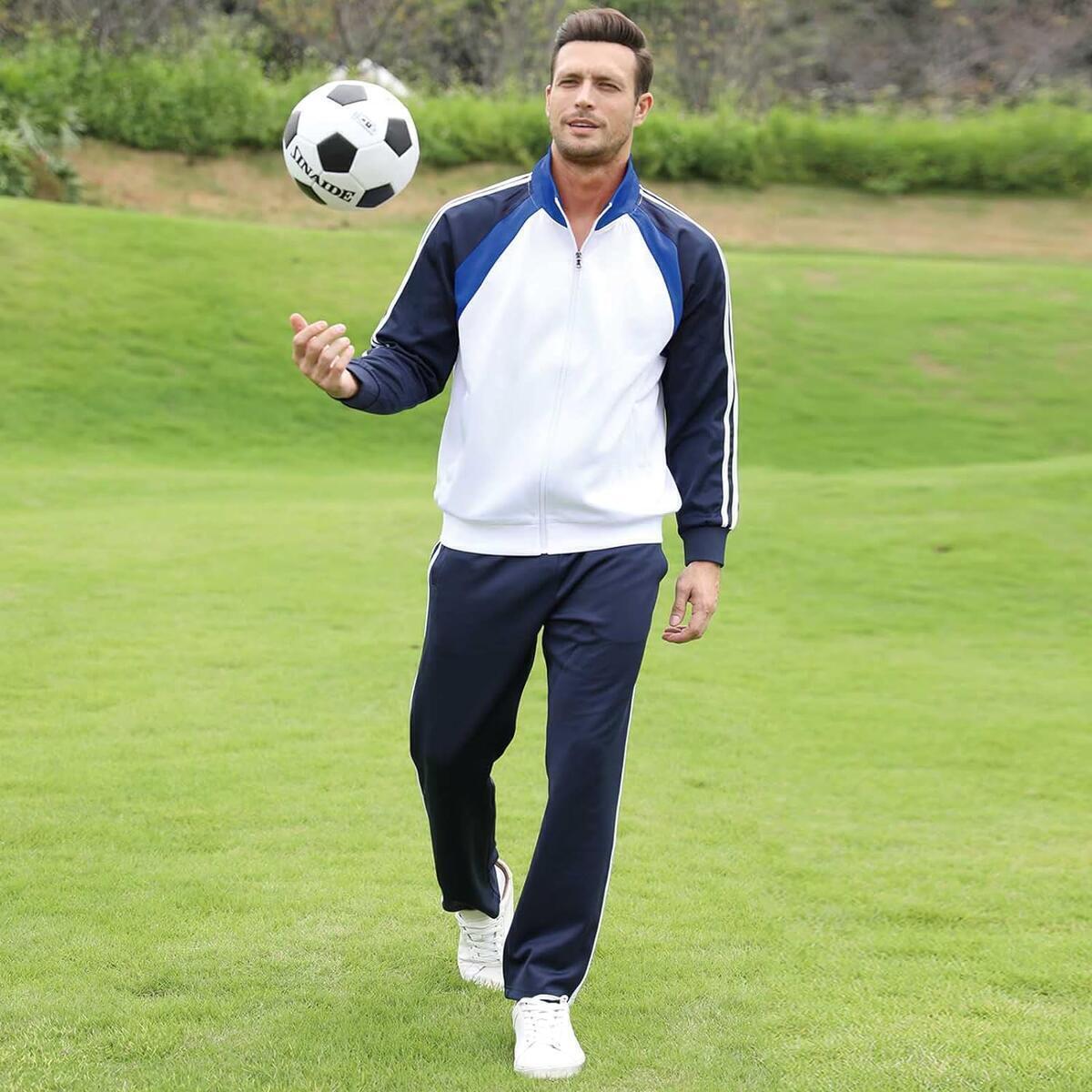 Sun Lorence Mens Athletic Running Tracksuit 2 Coupons - RebateKey