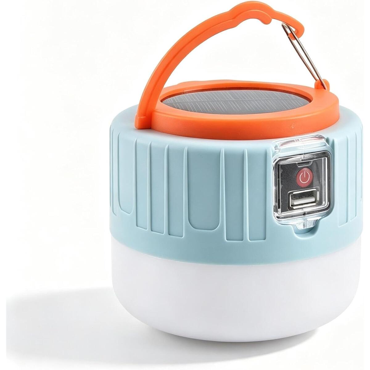 Solar Clip-On Camping Lantern with 60 LED Beads