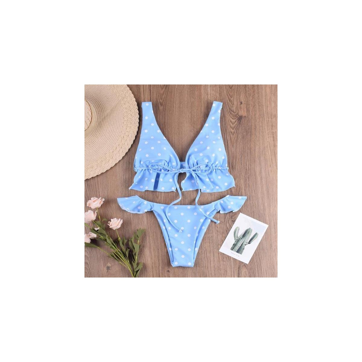 Ruffle Swimsuit Bikinis Set Coupon - RebateKey