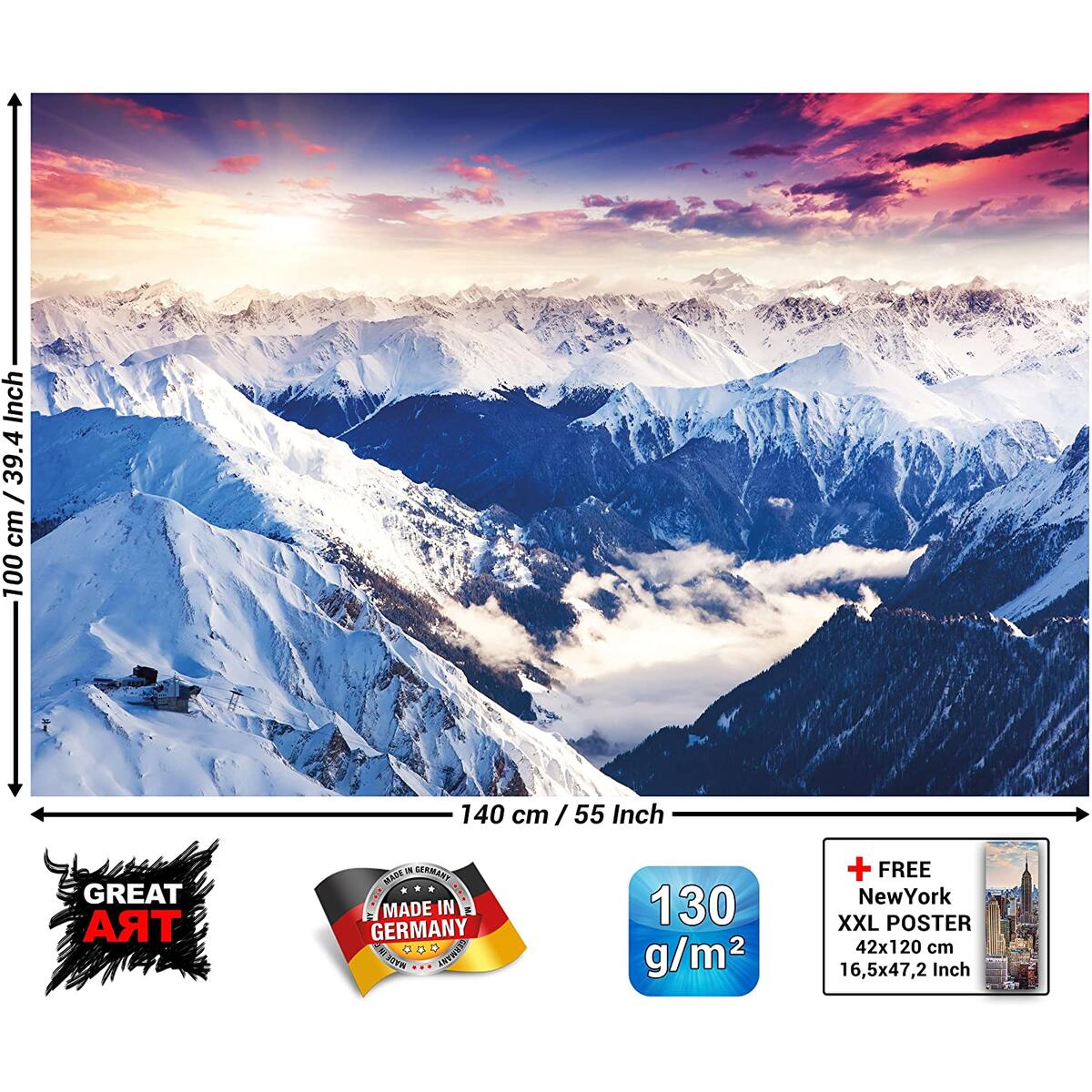 Poster Alps Panorama Decoration Promo Code - RebateKey