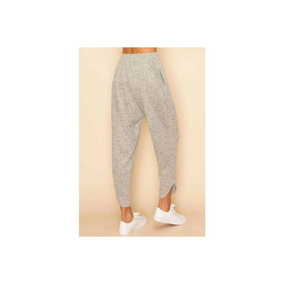 Draped Pants With Asymmetrical Deal - RebateKey