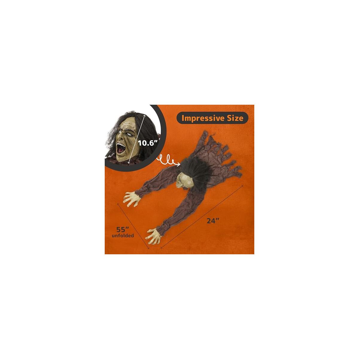 Prextex Crawling Zombie Halloween Deals - RebateKey