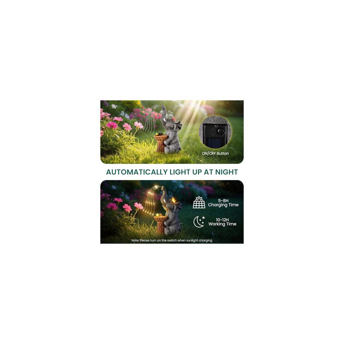 Garden Decor Watering Elephant Statues Promo Code - RebateKey