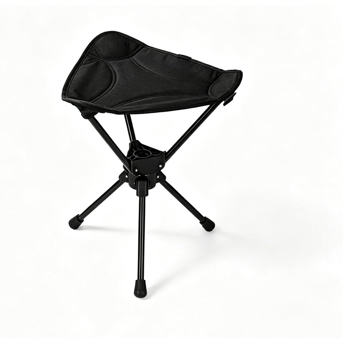 360&deg; Swivel Tripod Camping Stool with Crossbody Bag