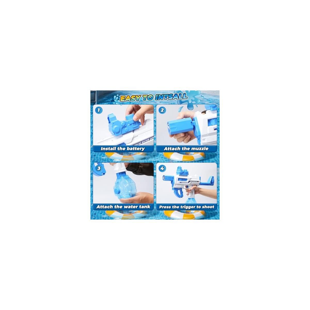High Powered Electric Water Gun For Adults Kids Coupon - RebateKey