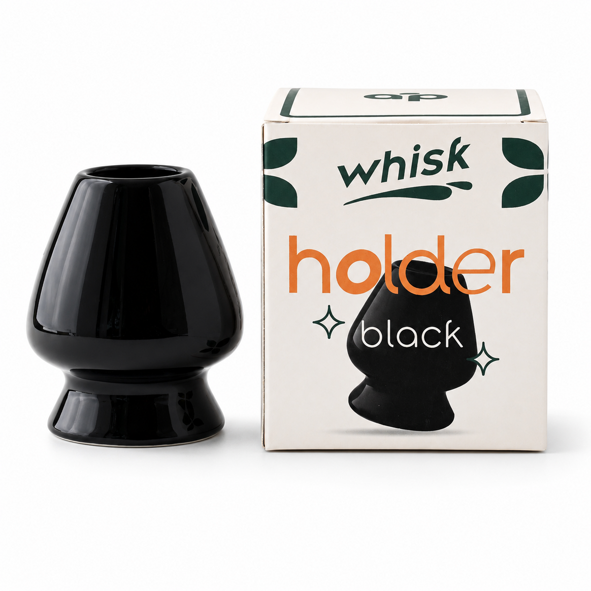 Black Ceramic Matcha Whisk Holder