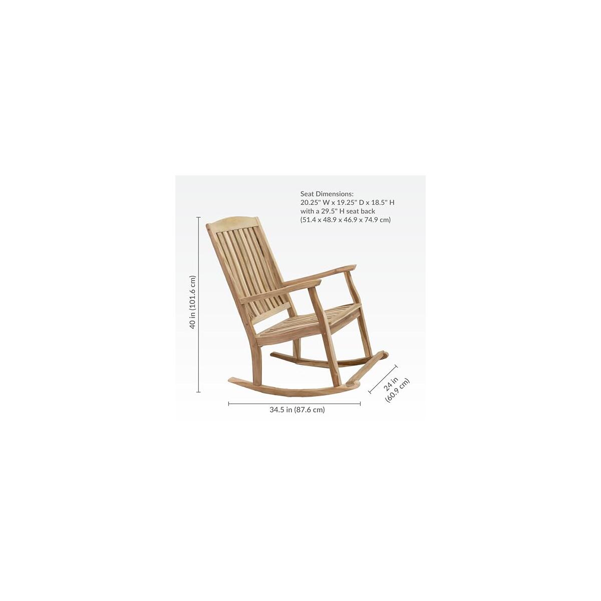 Sunnydaze Teak Outdoor Rocking Coupons - RebateKey