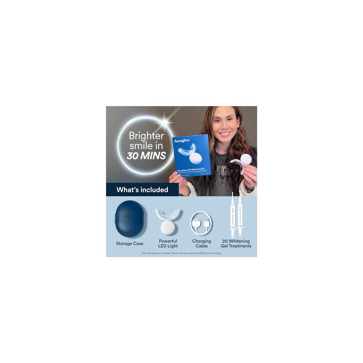 Auraglow Teeth Whitening Kit Deal - RebateKey